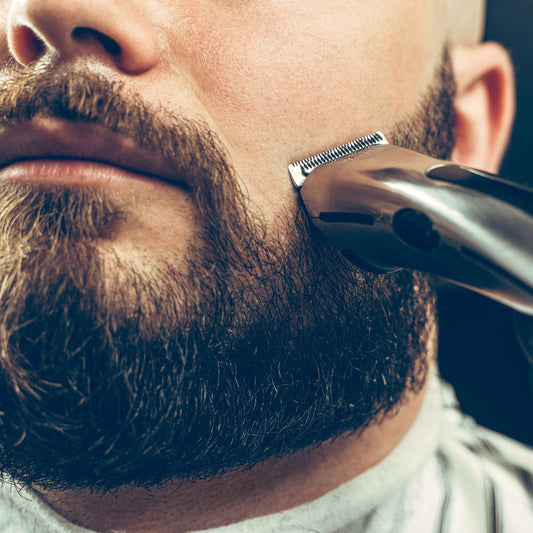 Beard with clean lines